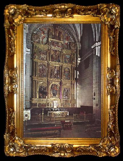 framed  JORDAN, Esteban Main Altar  sf, ta009-2